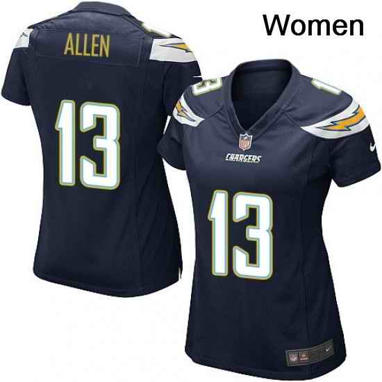 Womens Nike Los Angeles Chargers 13 Keenan Allen Game Navy Blue Team Color NFL Jersey
